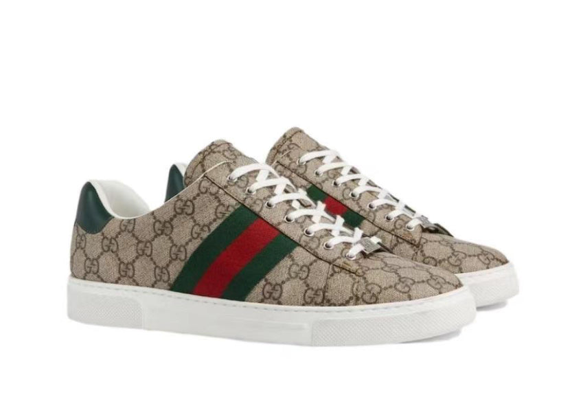 Gucci Ace GG Canvas Beige