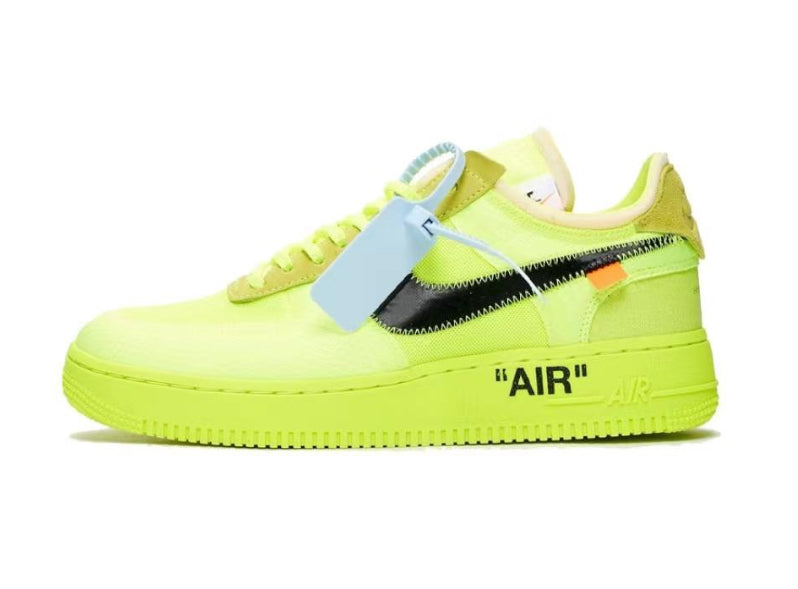 Off White x Nike Air Force 1 Low (Part 2 Volt)