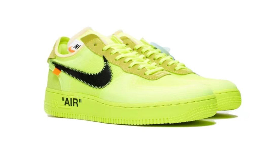 Off White x Nike Air Force 1 Low (Part 2 Volt)