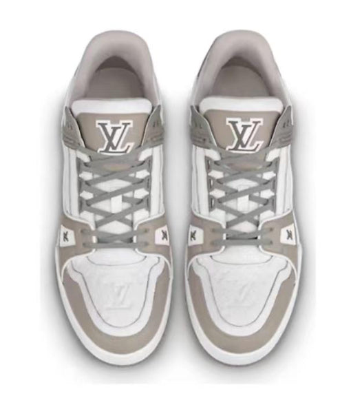 Louis Vuitton Trainer (White Grey)