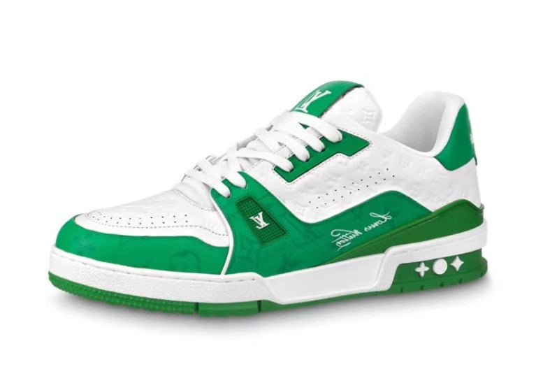 Louis Vuitton Trainer (Green White)