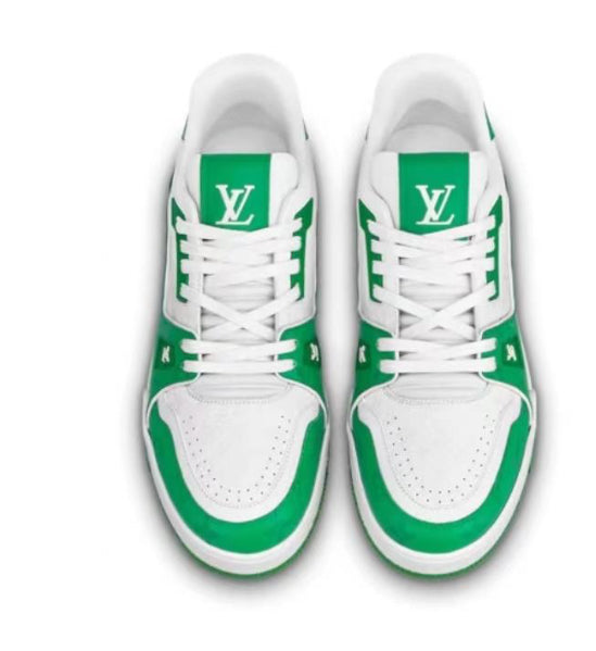 Louis Vuitton Trainer (Green White)