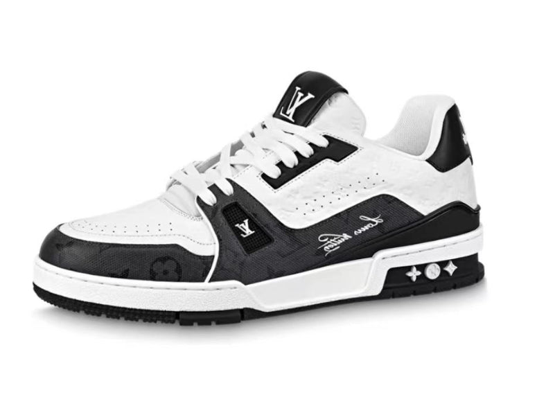 Louis Vuitton Trainer white and black 01
