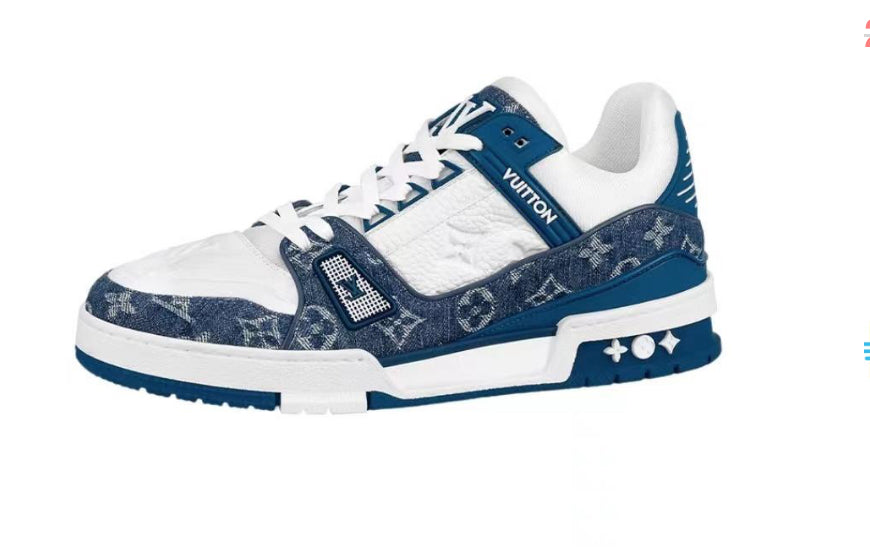 Louis Vuitton Trainer (Blue White)