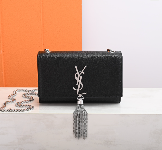 Saint Laurent Kate Small Tassel In Grain De Poudre Embossed Leather 474366