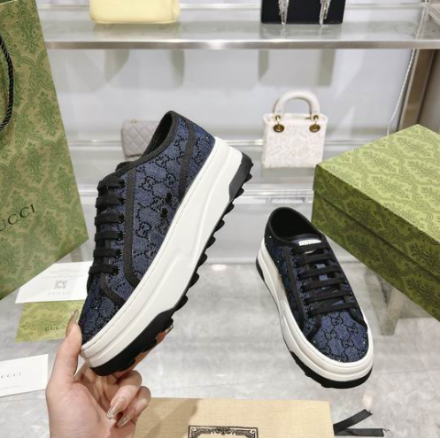 GG Midnight Monogram Low-Top