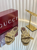 GG Classic Monogram Flat Slide