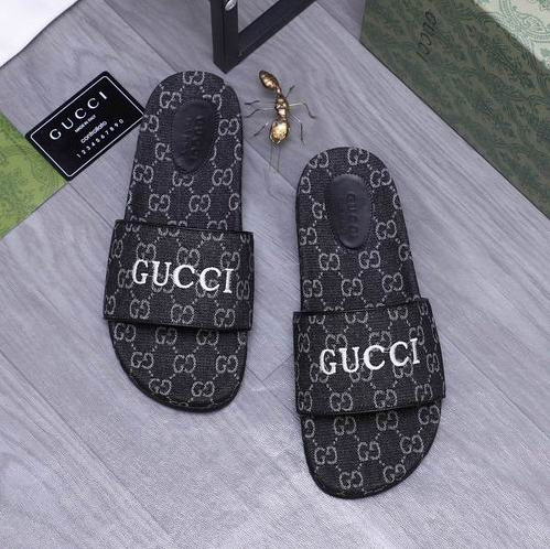 Midnight GG Luxe Slides