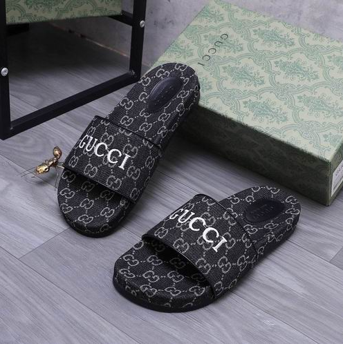 Midnight GG Luxe Slides