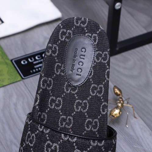 Midnight GG Luxe Slides