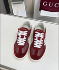 GG Burgundy Heritage Court Sneakers