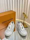 LV Ivory Crest Platform Sneakers