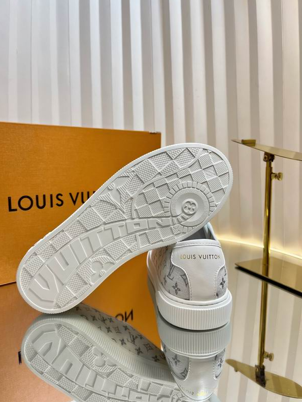 LV Ivory Crest Platform Sneakers