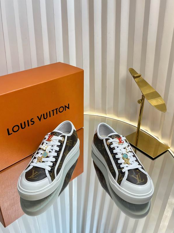 LV Heritage Monogram Platform Sneakers
