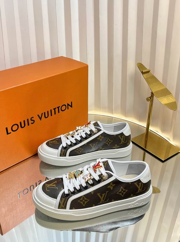 LV Heritage Monogram Platform Sneakers