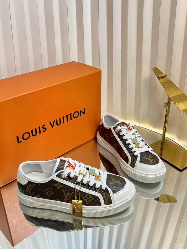 LV Heritage Monogram Platform Sneakers
