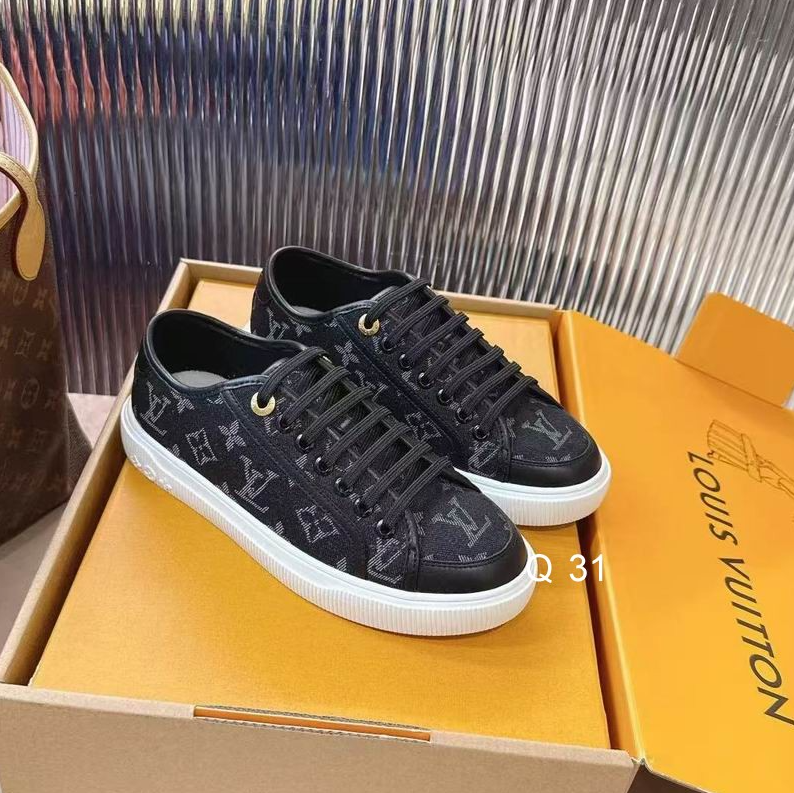 LV Noir Heritage Court Sneakers