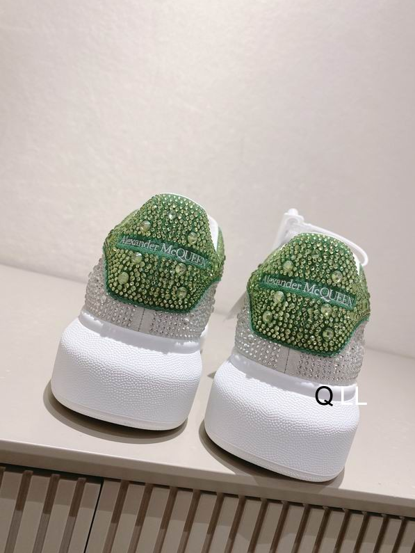 AMQ Crystal Crest Oversized Sneakers