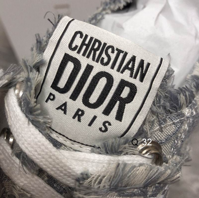 CD Oblique Canvas Platform Sneakers