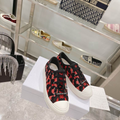 CD Animal Pattern Canvas Platform Sneakers